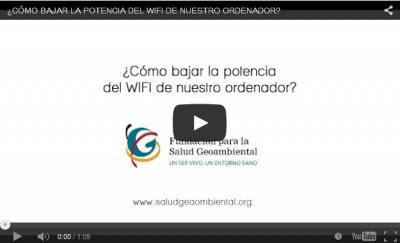 Bajar la potencia wifi del portátil